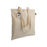 Shopper certificata Fairtrade® in cotone 140g/m2, manici lunghi