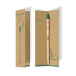 Astuccio per matita Sprout con infografica in italiano , inglese e francese