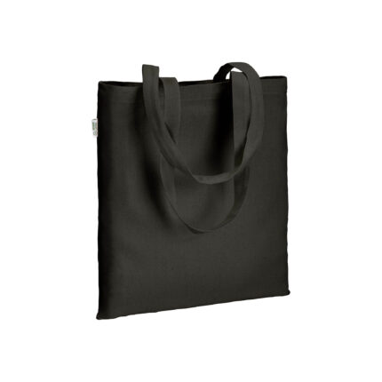 Shopper in cotone biologico 220 g/m2, manici lunghi