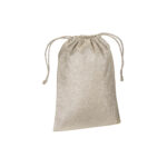 Sacchetto regalo in policotone brillante 90 g/m2 con chiusura a strozzo