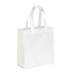 Borsa shopper in PET riciclato da 80 g/m2 (TNT R-PET) termosaldata