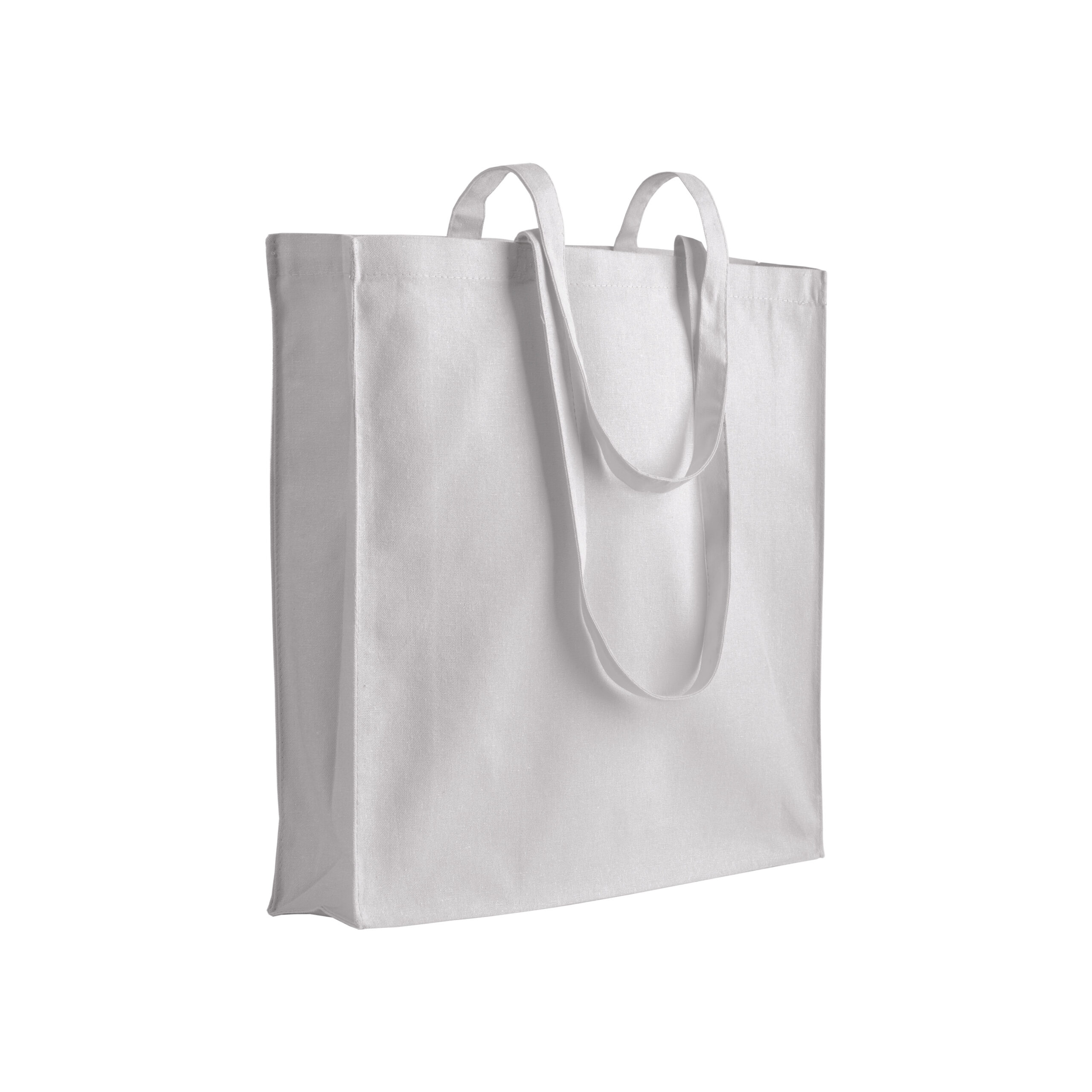 26108_01-19 Borsa shopper a tinta unita in cotone riciclato da 280 g/m2 - immagine 1