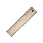 Set di 12 matite in legno colorate a sezione esagonale con righello in legno e temperino