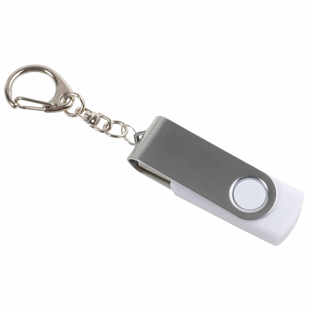 12468_01 Chiavetta girevole USB 8Gb ABS gommata/Metallo Possibilità di import su richiesta - immagine 1