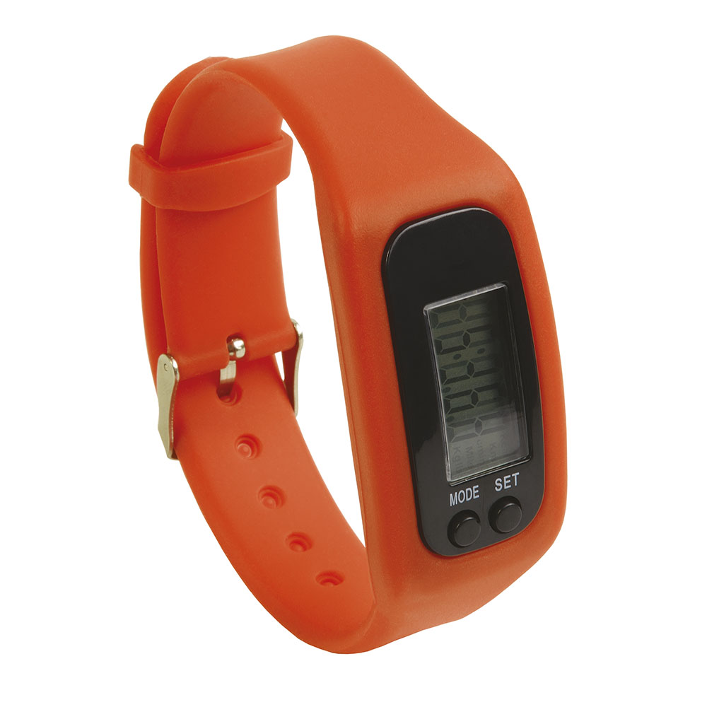 18418_07 Activity tracker : contapassi, calorie bruciate, distanza percorsa, orologio - immagine 1