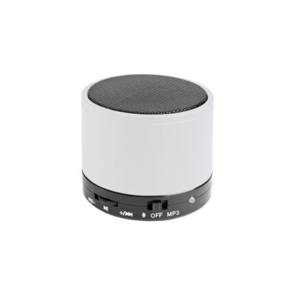 Mini altoparlante Bluetooth V 3.0 cilindrico in metallo con microfono