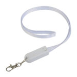 Nastro da collo con moschettone con funzione di cavo di ricarica con prese Micro-USB/Light