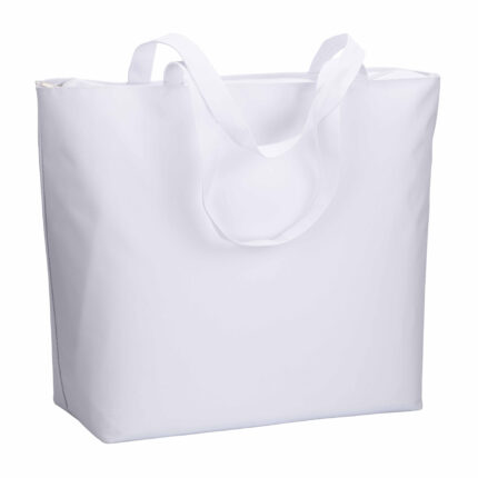 Borsa mare in poliestere 300D con manici lunghi e chiusura con zip