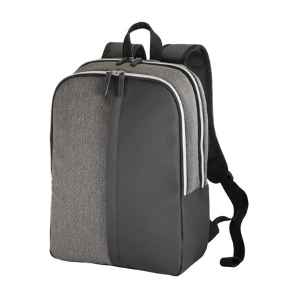 Zaino porta PC in ecopelle e policotone