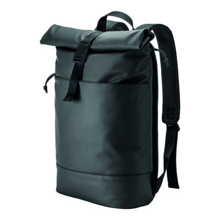 Zaino porta pc in soft pu water resistant, compartimento notebook
