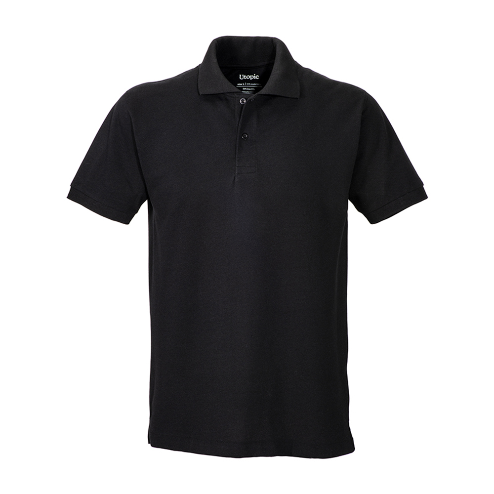 ut23005_02 Polo unisex in cotone e poliestere rigenerati da 200 g/m2 - immagine 1