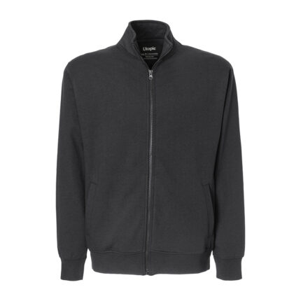 Felpa con zip unisex in tessuto 100% rigenerato da 280 g/m2