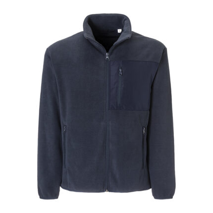 Felpa in micropile unisex in tessuto 100% rigenerato da 240 g/m2 (100% poliestere ric.)