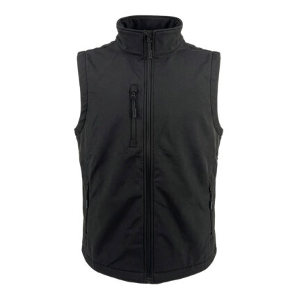 Smanicato softshell unisex in tessuto rigenerato da 280 g/m2