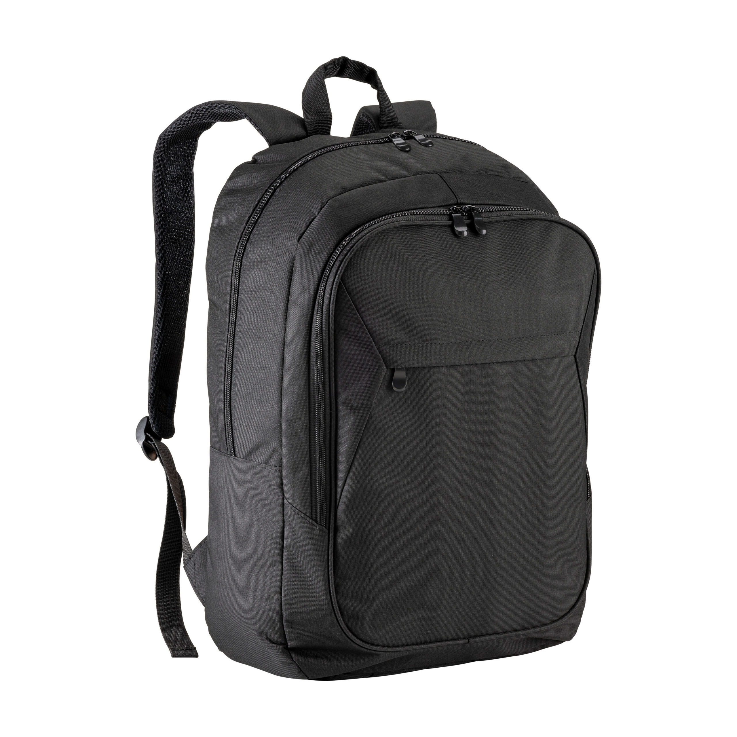 19162_02 Zaino porta computer da 17 pollici poliestere 300D con tre tasche - immagine 1