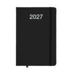 Agenda giornaliera 2027 con copertina rigida in PU